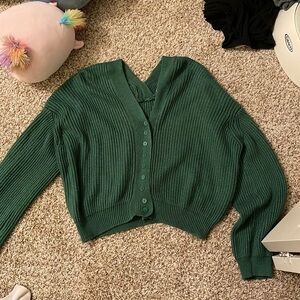 Goodnight Macaroon Green Cardigan